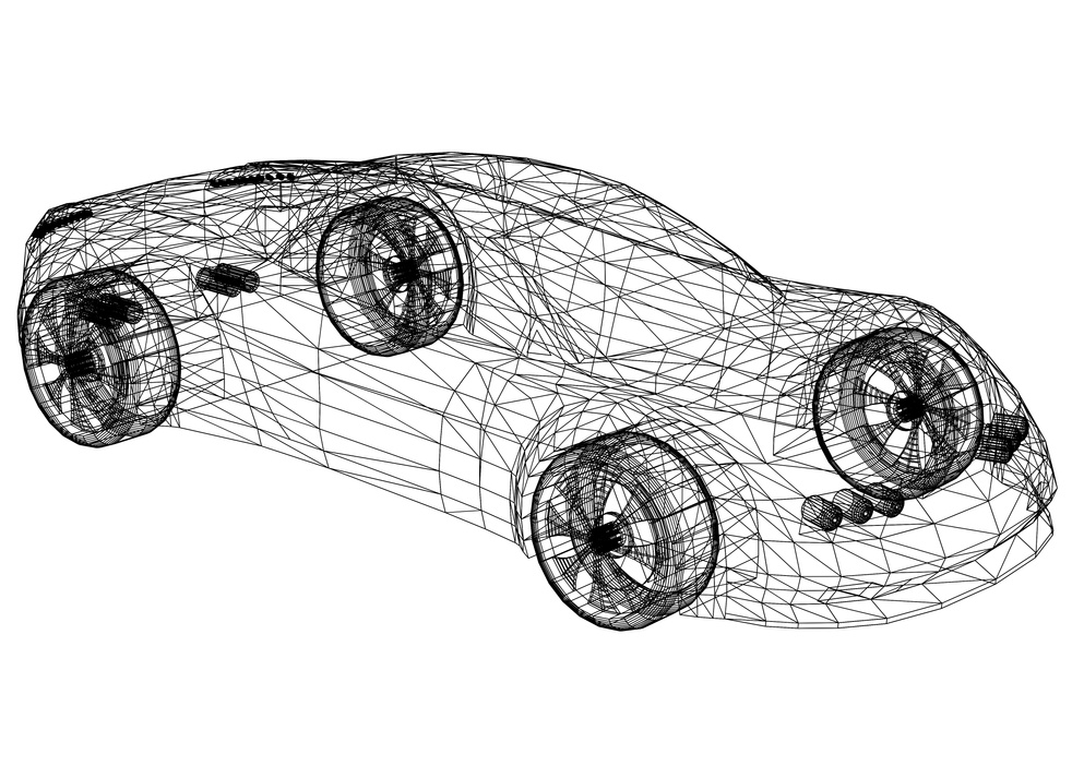 Car Design blueprint